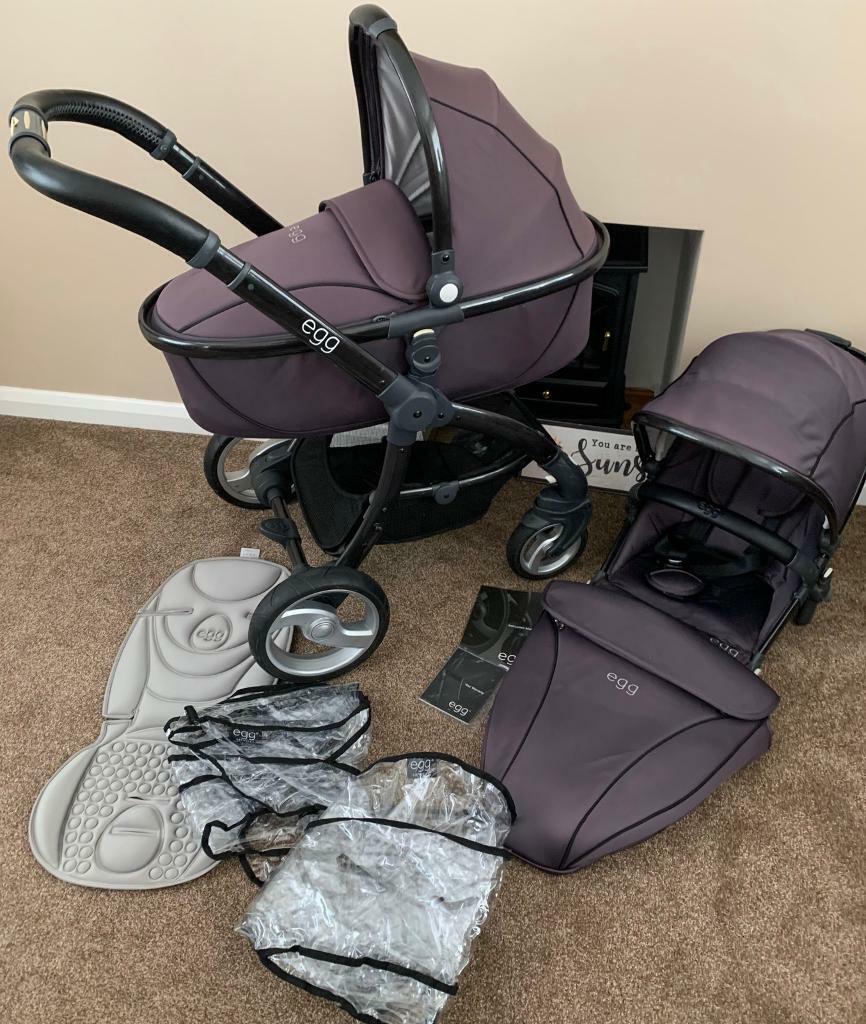 egg stroller storm grey